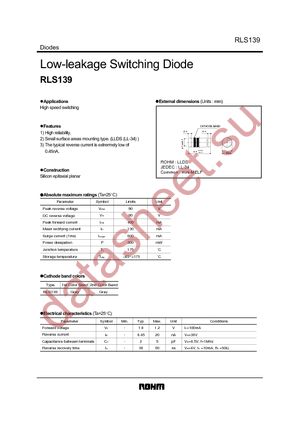 RLS139TE-11 datasheet  